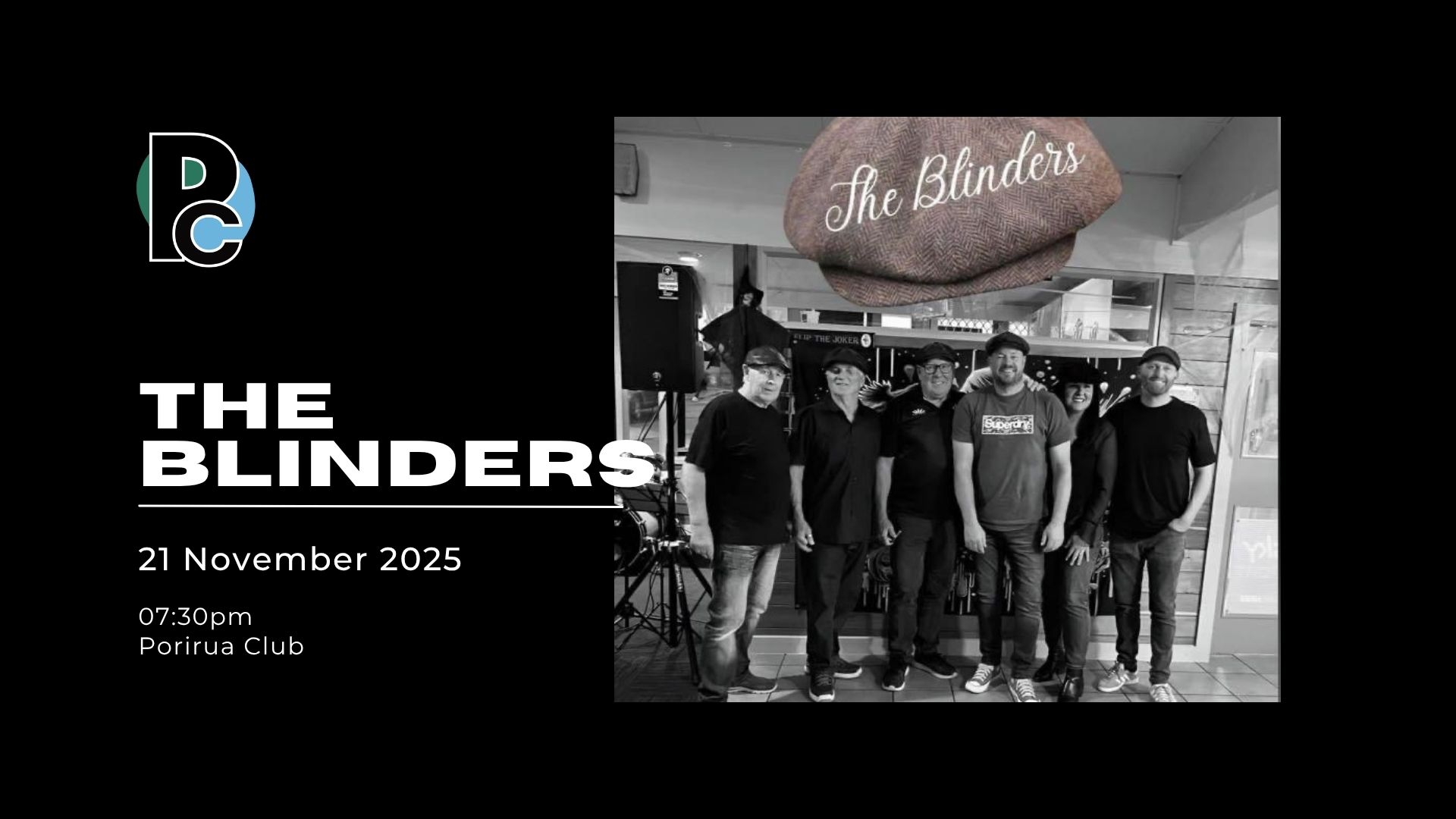 LIVE MUSIC WITH BLINDERS
